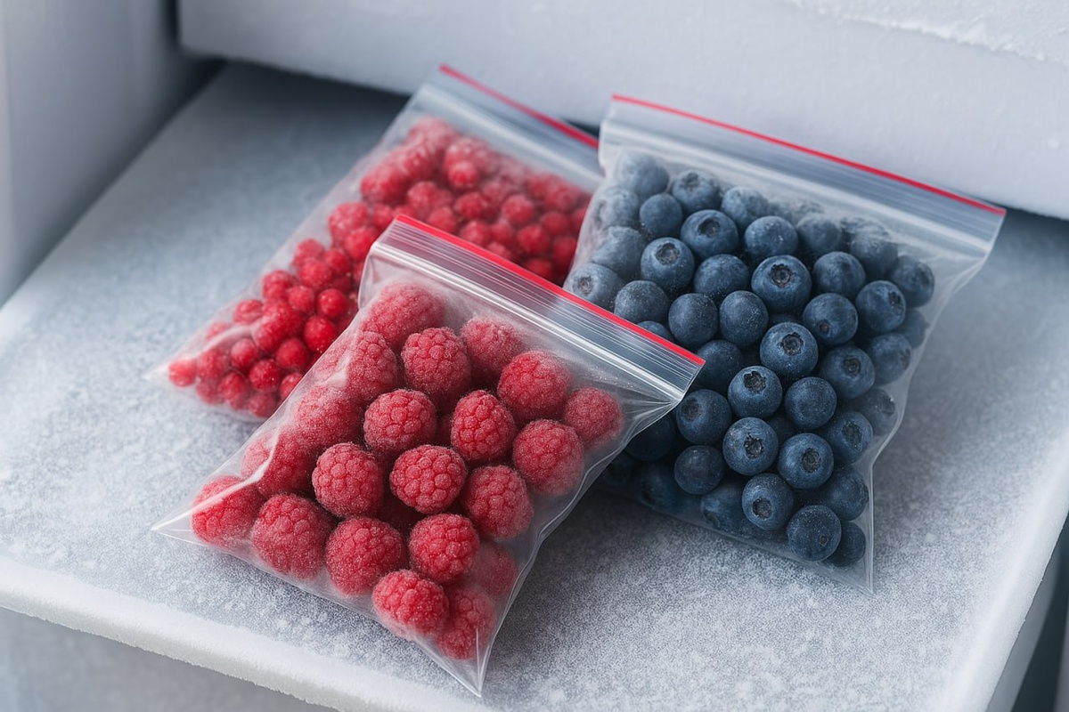 Как правильно заморозить ягоды: секреты их рассыпчатости
