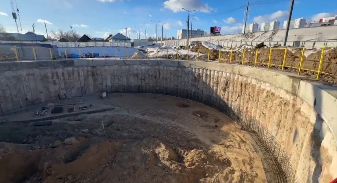 На Копылова строят демонтажную камеру для тоннелепроходческих комплексов