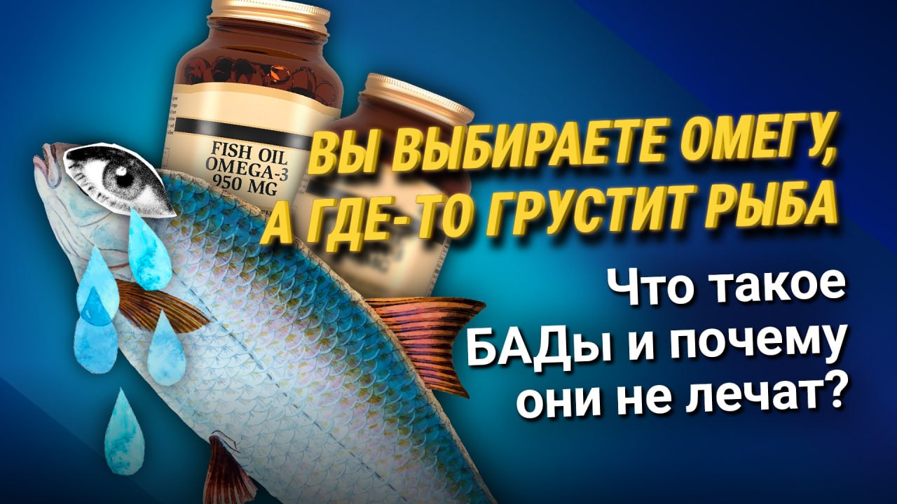 «Когда вы выбираете омегу из БАД, где-то грустит одна рыба…»