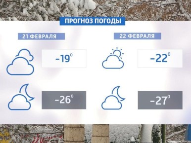 На выходных в Красноярске будет морозно