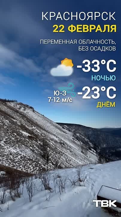 Погода на 22 февраля. ТВК