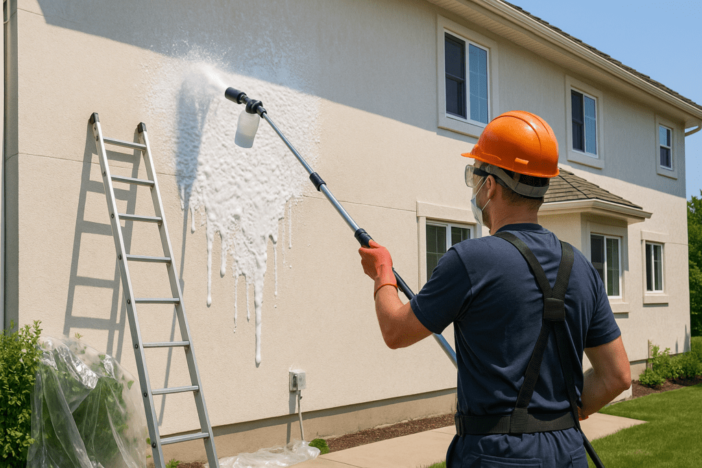 Советы по мытью фасада дома: шаг за шагом к идеальному внешнему виду