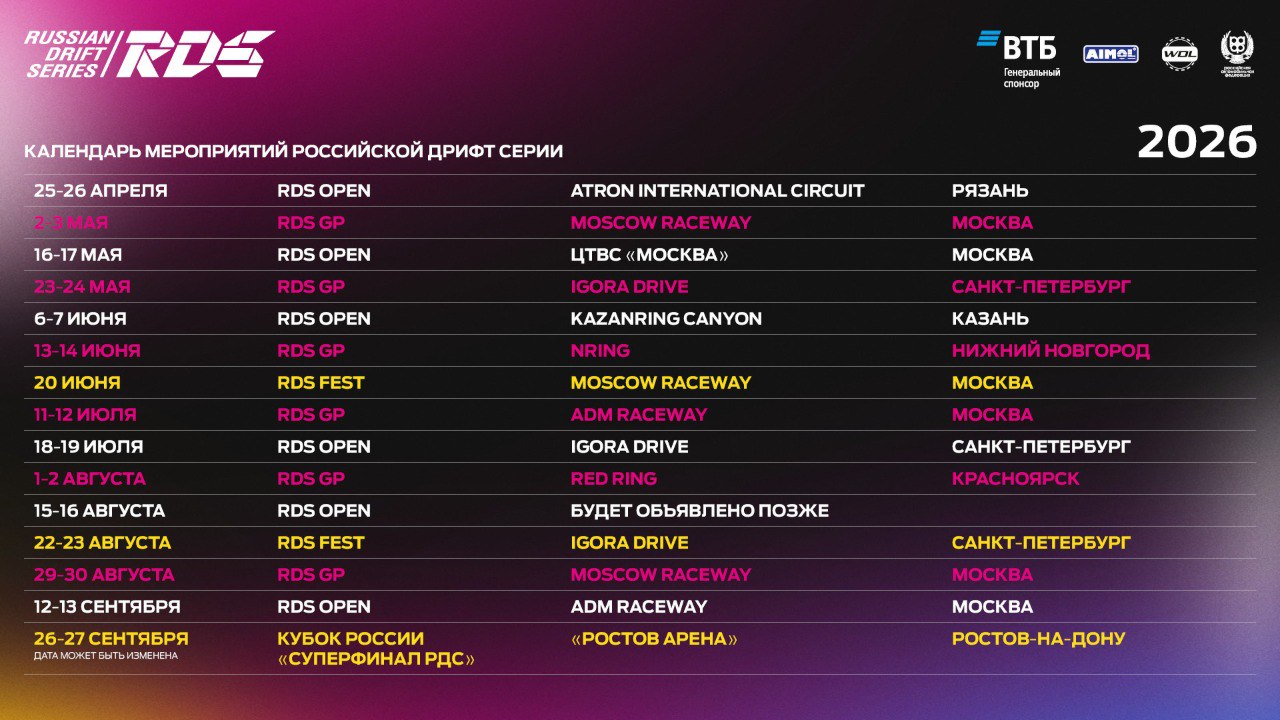 Станьте участником чемпионата РДС по дрифту Станьте участником чемпионата РДС по дрифту