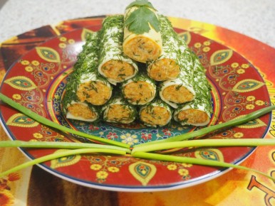 Идеальные рулетики из плавленого сыра для вашей закуски