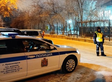 Красноярские инспекторы ДПС провели рейд «Детское удерживающее устройство» в Советском районе