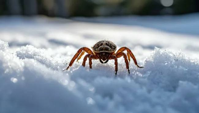Обилие снега могло помочь клещам благополучно пережить суровые морозы, считают эксперты Высшей школы живых систем БФУ имени Канта