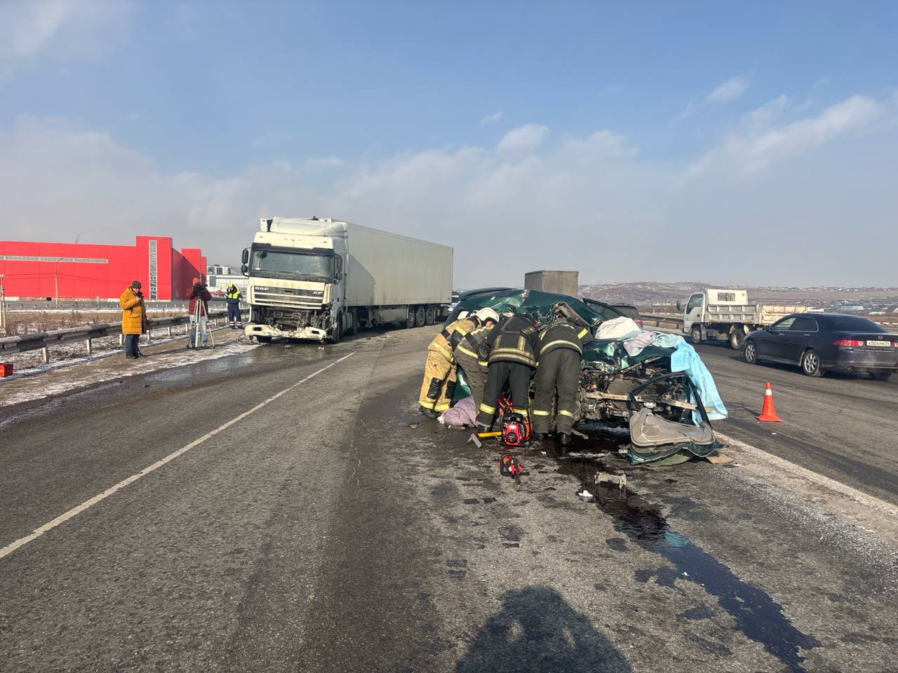 В аварии с фурой на Северном шоссе погибла пенсионерка