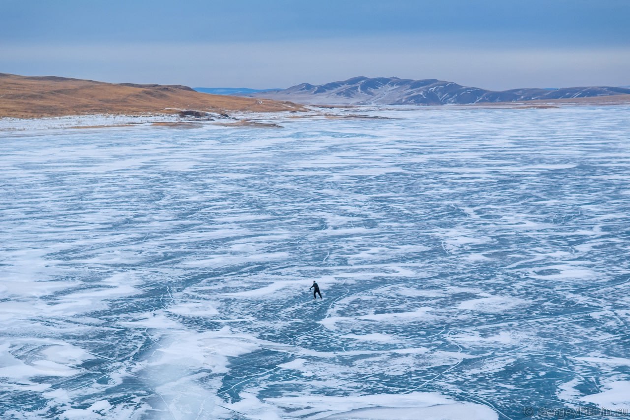 На коньках по Красноярскому морю