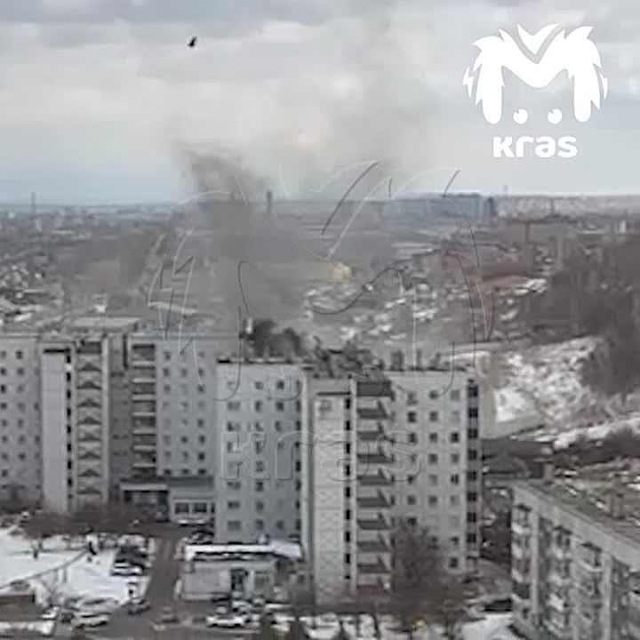 Пожар случился в обшаге на Ключевской