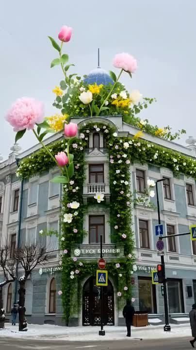 Весна пришла в Красноярск. Город готовится встречать самый красивый женский праздник - 8 Марта! Видео: Виктор Быков @vesti_krsk