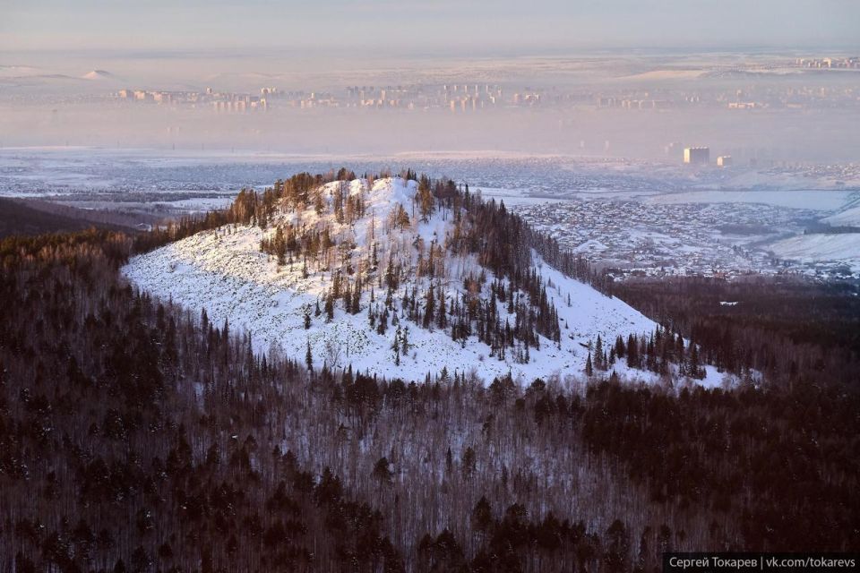Красноярский палеовулкан Черная сопка