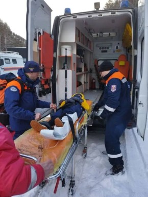 6-летний мальчик сломал ногу на «Столбах»