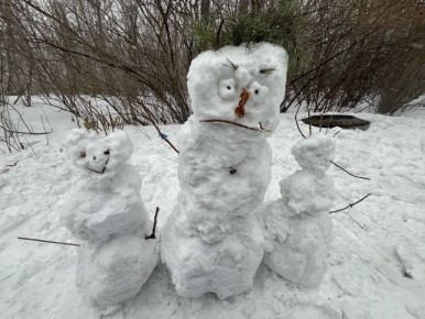 В Красноярске — плюс и свежий снег