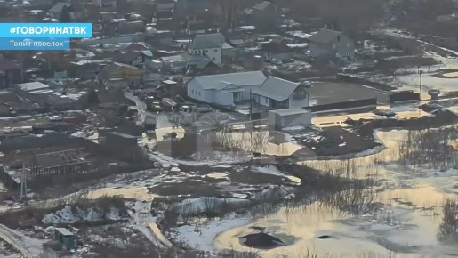 СНТ «Черемушки-1» начало топить талыми водами