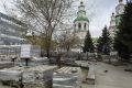 В Красноярске в рамках подготовки города к 400-летию началось обновление улицы Сурикова — работы пройдут на участке от Дубровинского до Марковского