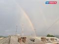 Вот такое чудесное завершение дня — радуга над Красноярском!