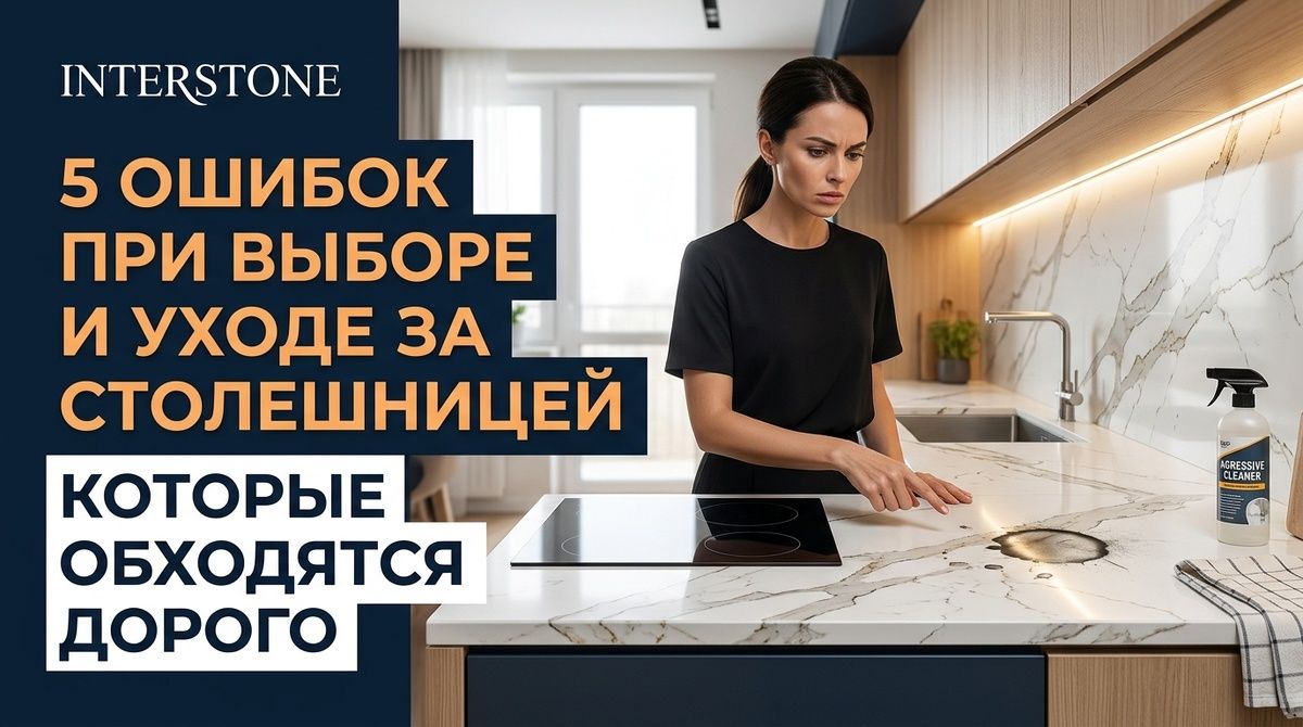 Ошибки при выборе столешницы, которые могут обойтись вам в копеечку