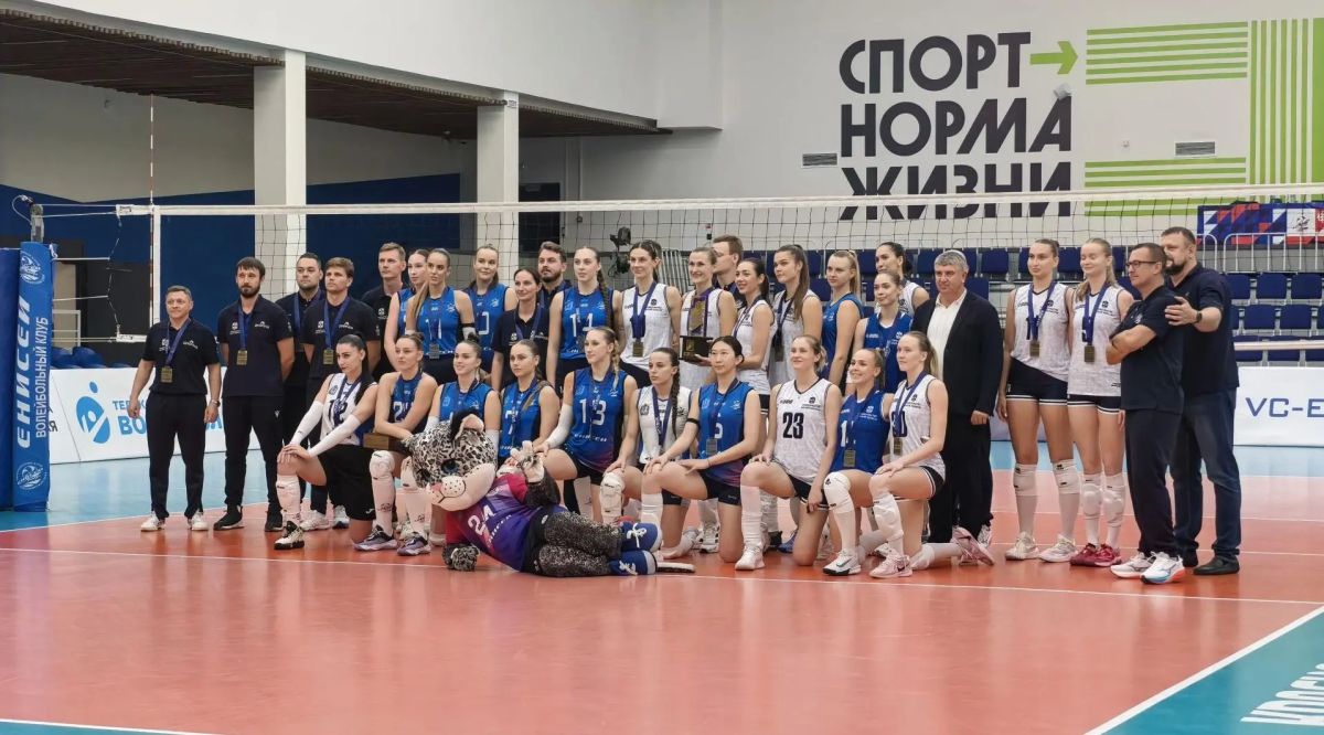 Волейболистки «Енисея» завоевали серебро Кубка Сибири и Дальнего Востока