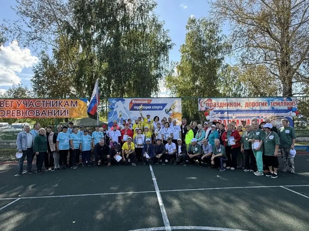 Ветераны ОМВД «Иланский» взяли бронзу на Спартакиаде!