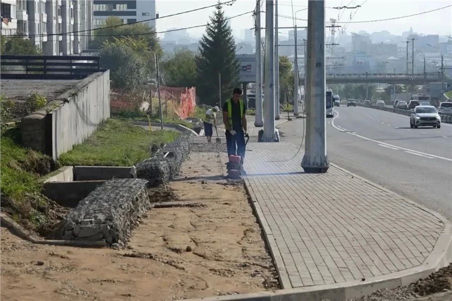 В Красноярске затягивается благоустройство на Копылова В Красноярске затягивается благоустройство на Копылова