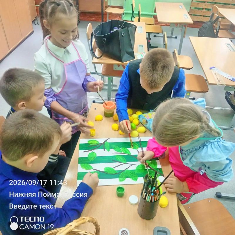 Сочный лимон от юных мастеров Сочный лимон от юных мастеров