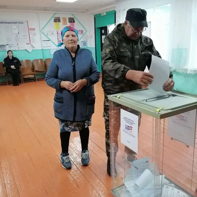 Активно голосуют на выборах в деревне Куллог Активно голосуют на выборах в деревне Куллог