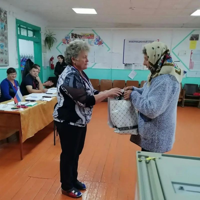 Активно голосуют на выборах в деревне Куллог Активно голосуют на выборах в деревне Куллог