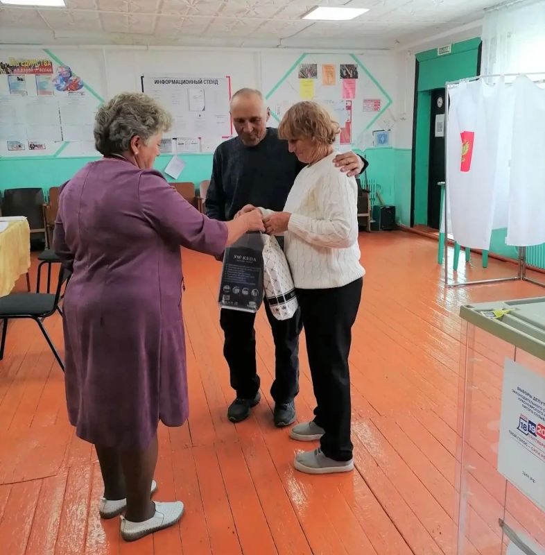 Активно голосуют на выборах в деревне Куллог Активно голосуют на выборах в деревне Куллог