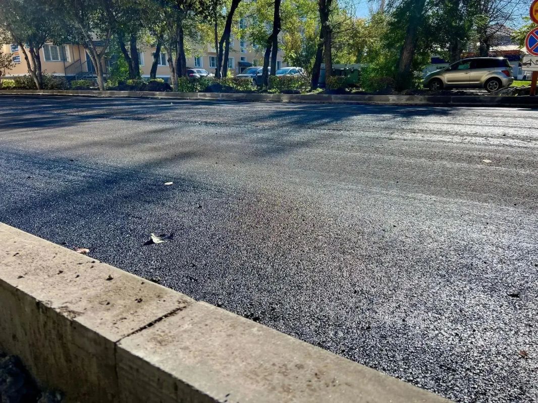 В Железногорске продолжается ремонт на улице Октябрьская В Железногорске продолжается ремонт на улице Октябрьская