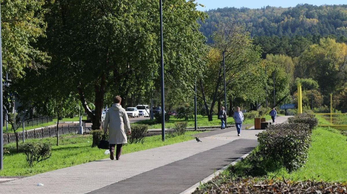 Бульвар Андреева Железногорска — новое любимое место для прогулок Бульвар Андреева Железногорска — новое любимое место для прогулок
