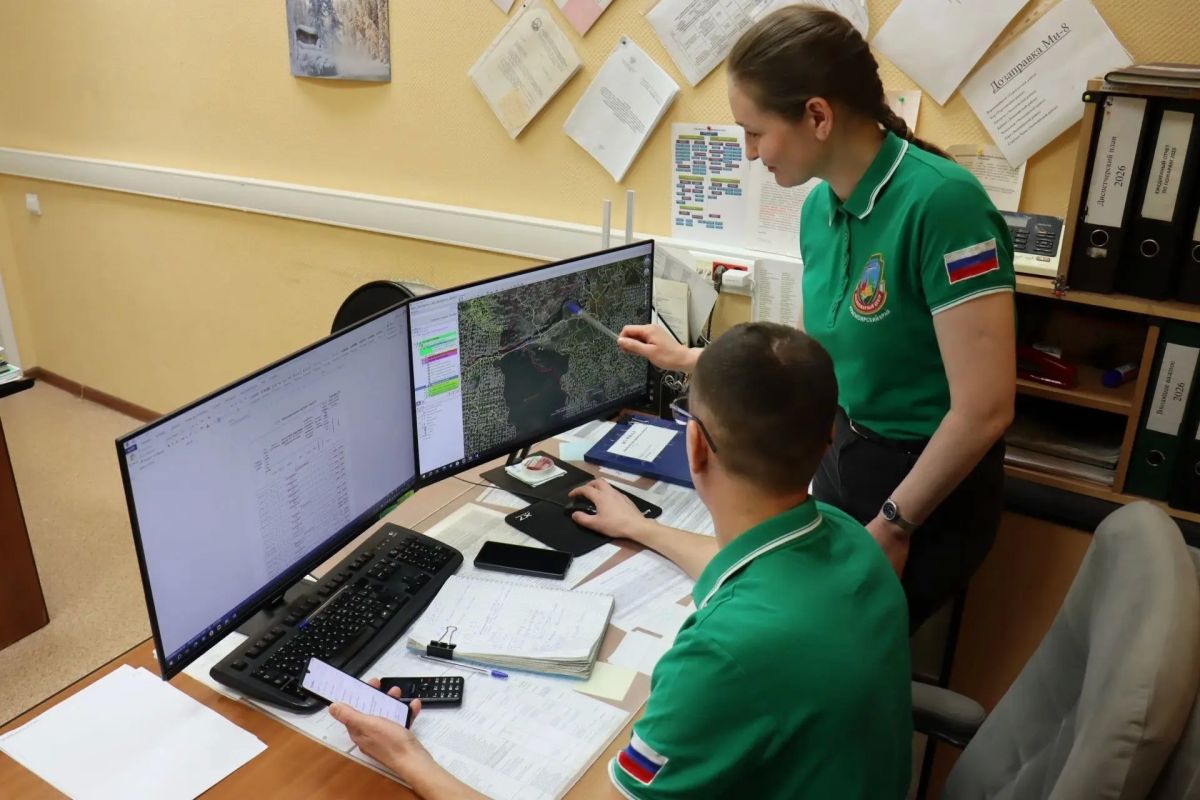 За минувшие сутки в крае ликвидированы 2 лесных пожара в Эвенкийском округе