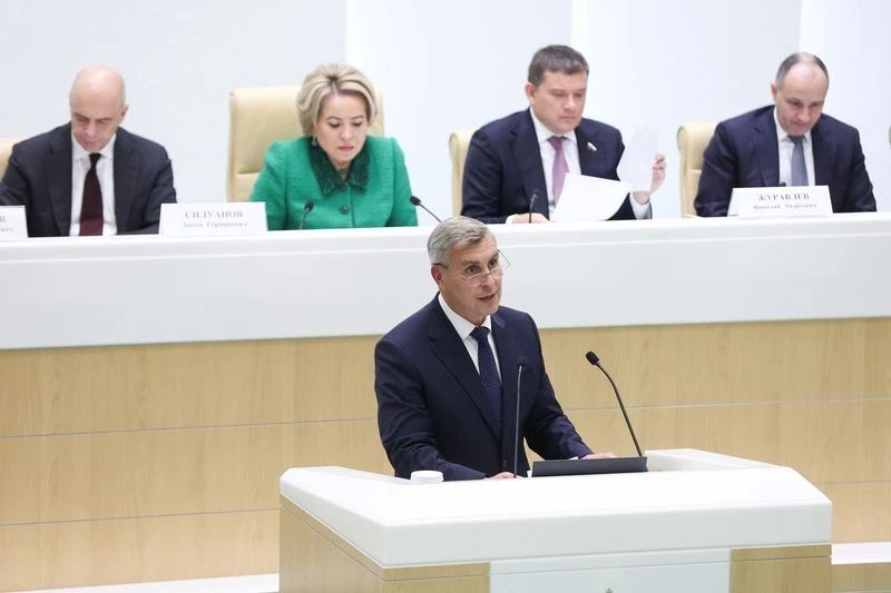 Сегодня в Совете Федерации принял участие в парламентских слушаниях по проекту федерального бюджета на 2027–2029 годы