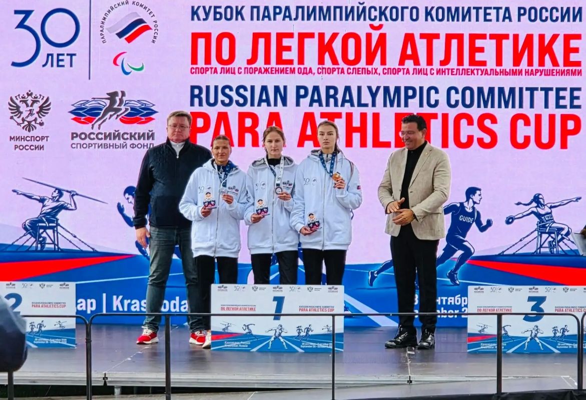 Красноярские легкоатлеты – победители Кубка Паралимпийского комитета России Красноярские легкоатлеты – победители Кубка Паралимпийского комитета России