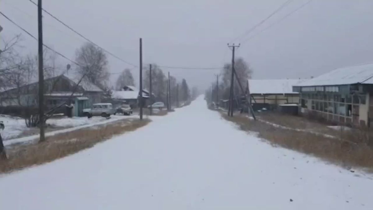 Эвенкийский округ засыпает снегом