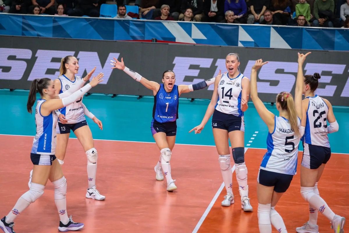 Волейболистки «Енисея» обыграли «Динамо-Метар» в чемпионате страны