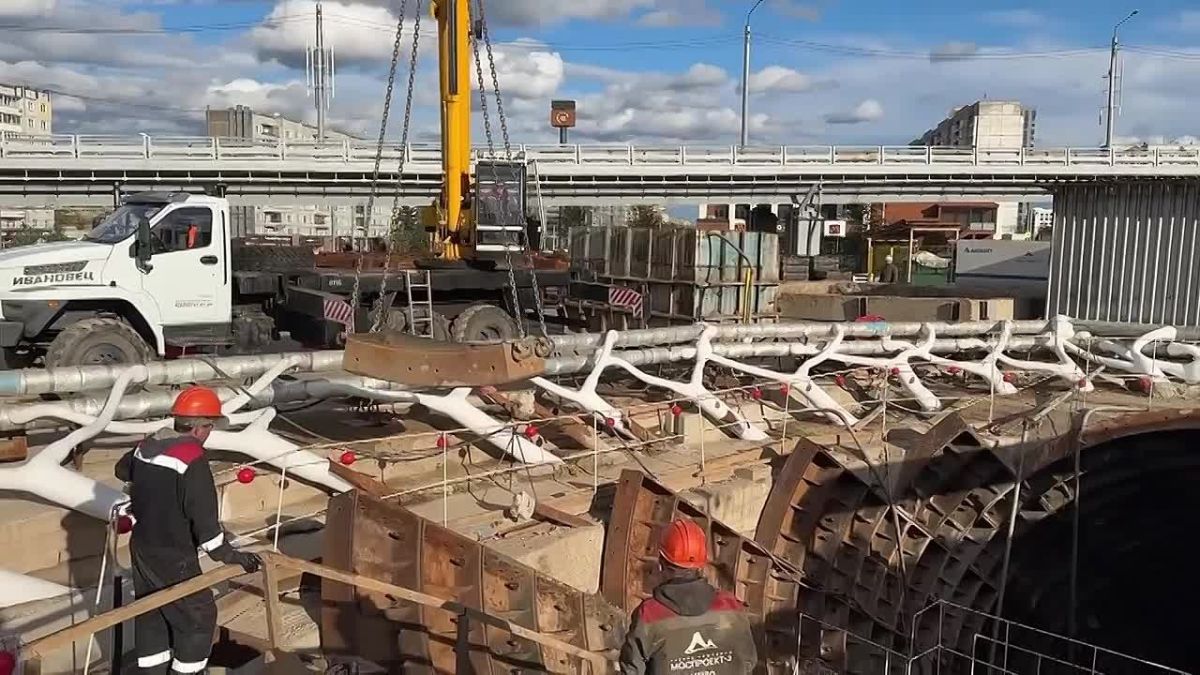 Строители красноярского метро показали самую холодную площадку на объекте