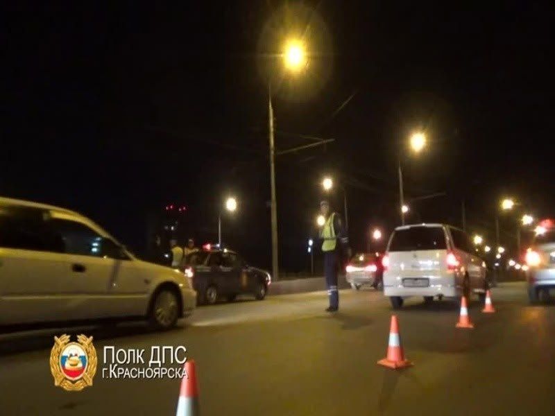 Красноярский полк ДПС на этих выходных усилит контроль на дорогах