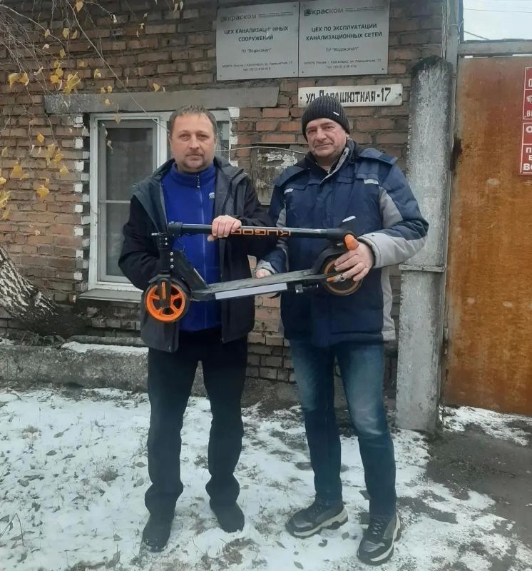 Самокат-«приплывашку» спустя неделю вернули законному владельцу — отцу второклассника местной школы