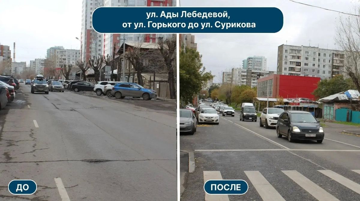 Глава Красноярска Сергей Верещагин опубликовал интерактивную карту ремонта дорог