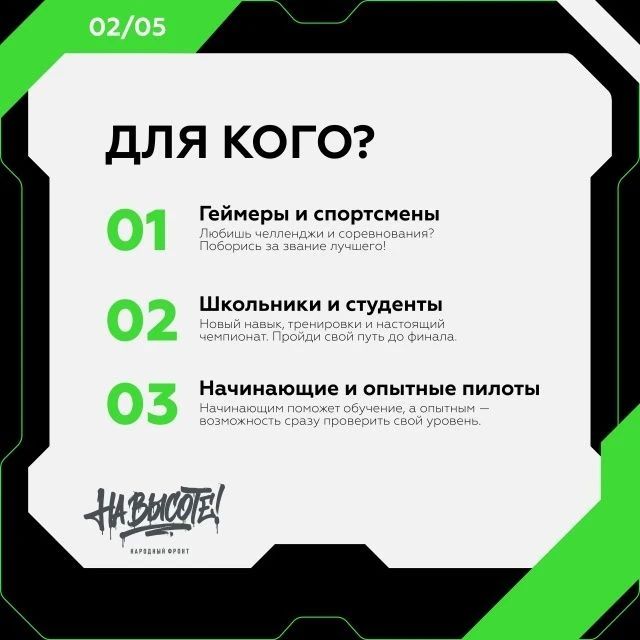 "На высоте!": Народный фронт запустил всероссийские соревнования пилотов БПЛА "На высоте!": Народный фронт запустил всероссийские соревнования пилотов БПЛА