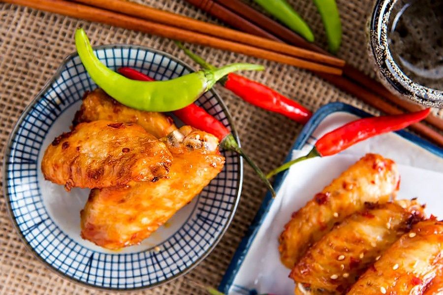 Зажигательные куриные крылышки по-китайски