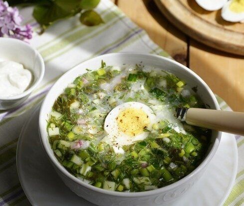Летний свежий вкус: окрошка на щавелевом отваре