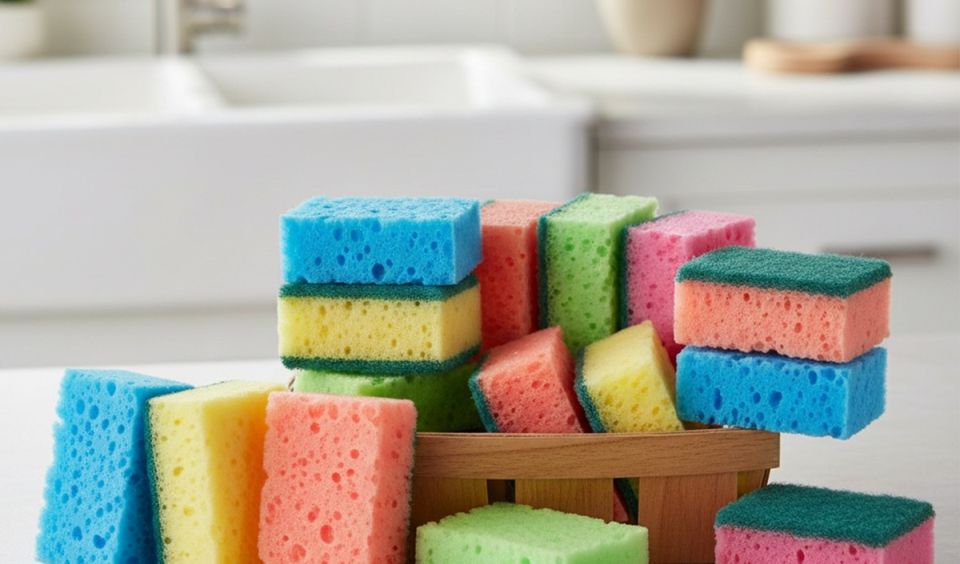 Как цвет губок помогает поддерживать чистоту и заботиться о здоровье семьи